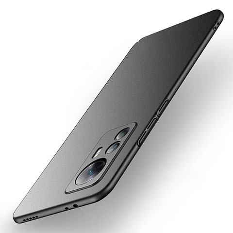Funda Dura Plastico Rigida Carcasa Mate YK1 para Xiaomi Mi 12T Pro 5G Negro