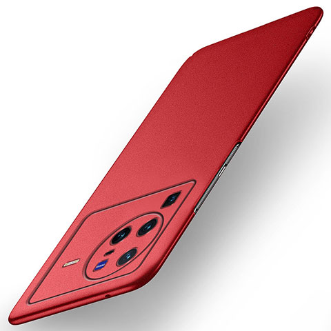 Funda Dura Plastico Rigida Carcasa Mate YK2 para Vivo X80 Pro 5G Rojo