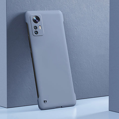 Funda Dura Plastico Rigida Carcasa Mate YK4 para Xiaomi Mi 12T Pro 5G Gris Lavanda