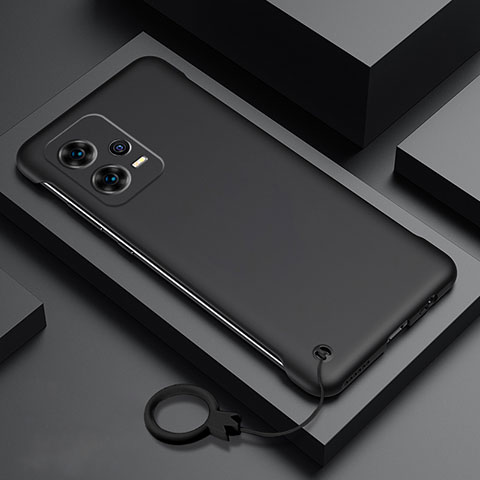 Funda Dura Plastico Rigida Carcasa Mate YK4 para Xiaomi Redmi Note 12 Pro+ Plus 5G Negro