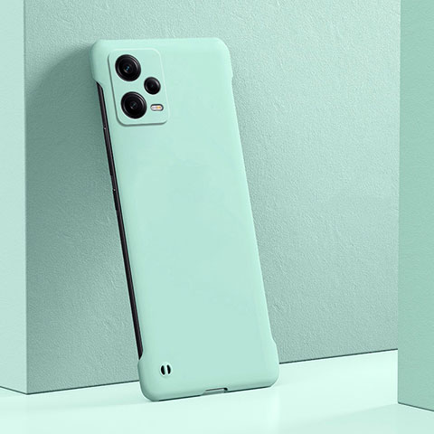 Funda Dura Plastico Rigida Carcasa Mate YK5 para Xiaomi Redmi Note 12 Pro 5G Cian