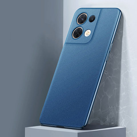 Funda Dura Plastico Rigida Carcasa Mate YK7 para Oppo Reno8 5G Azul