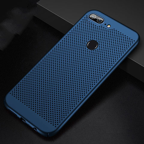 Funda Dura Plastico Rigida Carcasa Perforada para Huawei Honor 9 Lite Azul