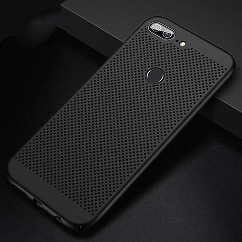 Funda Dura Plastico Rigida Carcasa Perforada para Huawei Honor 9 Lite Negro