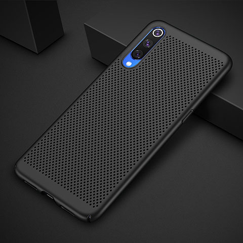 Funda Dura Plastico Rigida Carcasa Perforada para Xiaomi Mi A3 Lite Negro