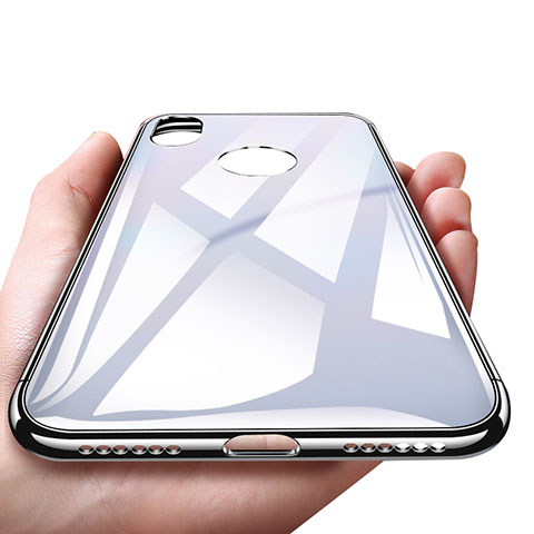 Funda Dura Plastico Rigida Espejo para Apple iPhone X Blanco