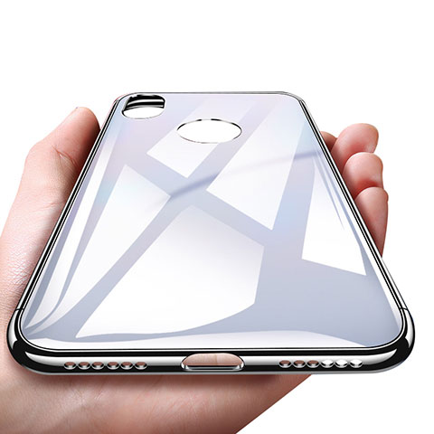 Funda Dura Plastico Rigida Espejo para Apple iPhone Xs Blanco