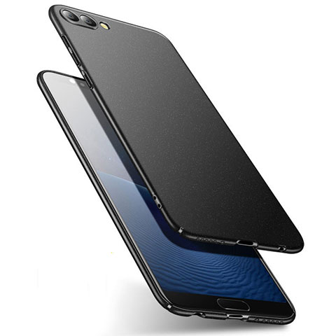 Funda Dura Plastico Rigida Fino Arenisca para Huawei Honor View 10 Negro