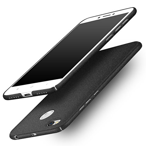 Funda Dura Plastico Rigida Fino Arenisca para Xiaomi Redmi 4X Negro