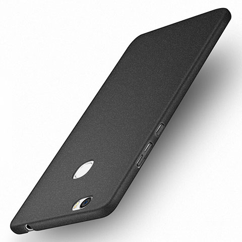 Funda Dura Plastico Rigida Fino Arenisca Q01 para Huawei Honor V8 Max Negro