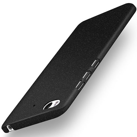 Funda Dura Plastico Rigida Fino Arenisca Q01 para Xiaomi Mi 5S Negro