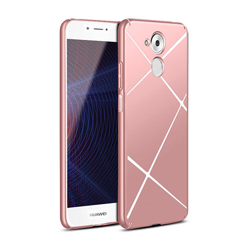 Funda Dura Plastico Rigida Line para Huawei Honor 6C Oro Rosa
