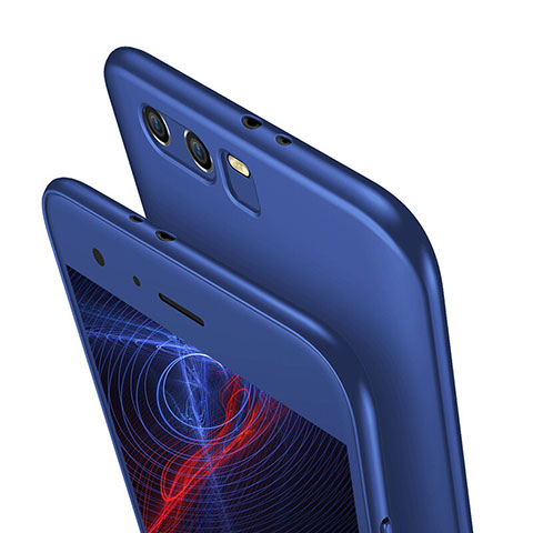 Funda Dura Plastico Rigida Mate Frontal y Trasera 360 Grados para Huawei Honor 9 Azul
