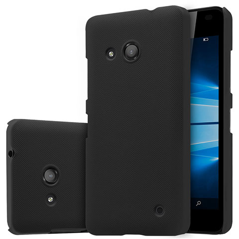 Funda Dura Plastico Rigida Mate M01 para Microsoft Lumia 550 Negro