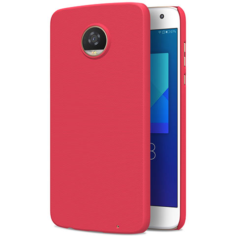 Funda Dura Plastico Rigida Mate M01 para Motorola Moto Z2 Play Rojo