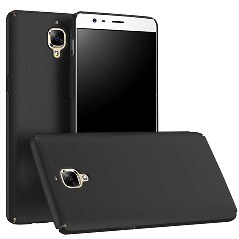 Funda Dura Plastico Rigida Mate M01 para OnePlus 3 Negro