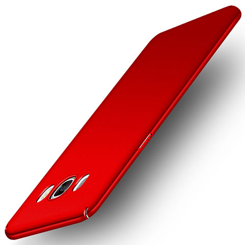 Funda Dura Plastico Rigida Mate M01 para Samsung Galaxy J7 (2016) J710F J710FN Rojo