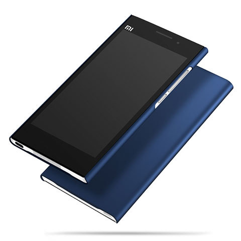 Funda Dura Plastico Rigida Mate M01 para Xiaomi Mi 3 Azul