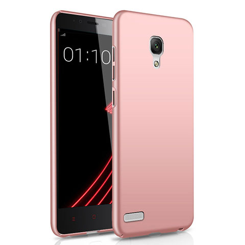 Funda Dura Plastico Rigida Mate M01 para Xiaomi Redmi Note Prime Oro Rosa