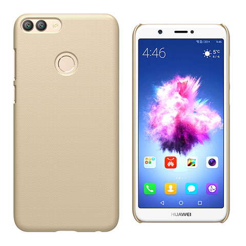 Funda Dura Plastico Rigida Mate M02 para Huawei Enjoy 7S Oro