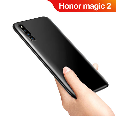 Funda Dura Plastico Rigida Mate M02 para Huawei Honor Magic 2 Negro