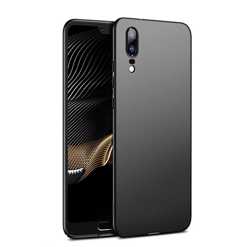 Funda Dura Plastico Rigida Mate M02 para Huawei P20 Negro