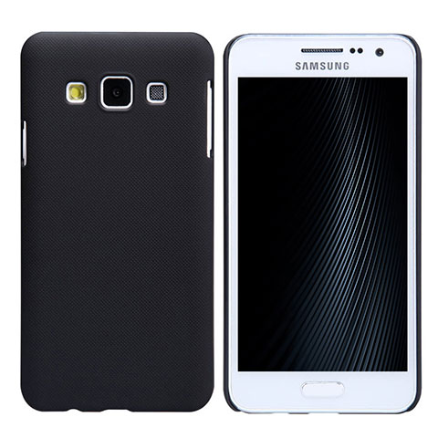 Funda Dura Plastico Rigida Mate M02 para Samsung Galaxy A3 Duos SM-A300F Negro