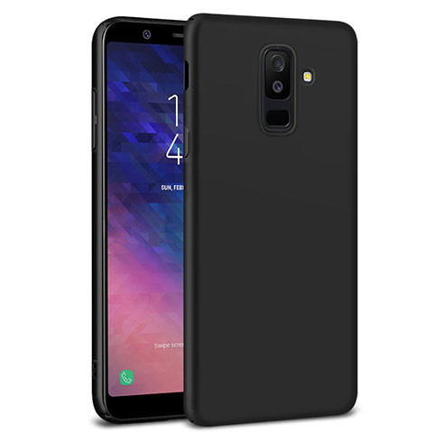 Funda Dura Plastico Rigida Mate M02 para Samsung Galaxy A6 Plus (2018) Negro