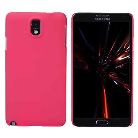 Funda Dura Plastico Rigida Mate M02 para Samsung Galaxy Note 3 N9000 Rojo