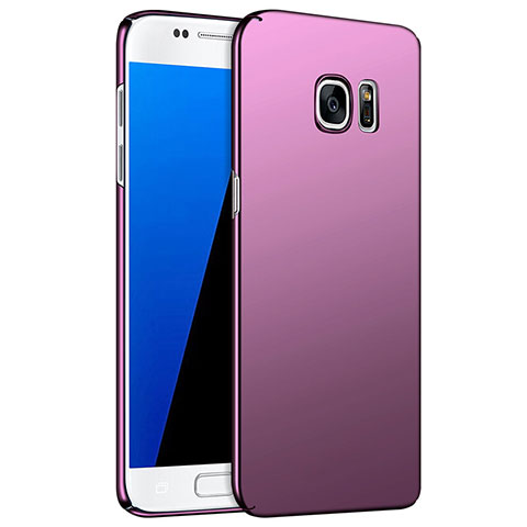 Funda Dura Plastico Rigida Mate M02 para Samsung Galaxy S7 G930F G930FD Morado