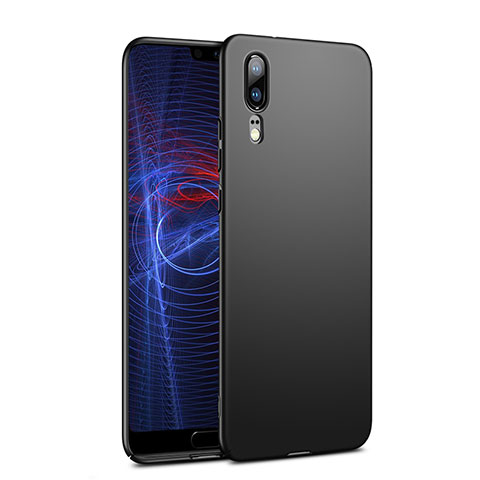 Funda Dura Plastico Rigida Mate M04 para Huawei P20 Negro