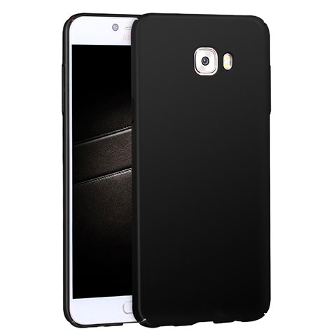 Funda Dura Plastico Rigida Mate M04 para Samsung Galaxy C7 Pro C7010 Negro