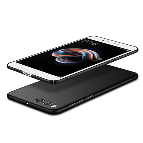 Funda Dura Plastico Rigida Mate M04 para Xiaomi Mi Note 3 Negro