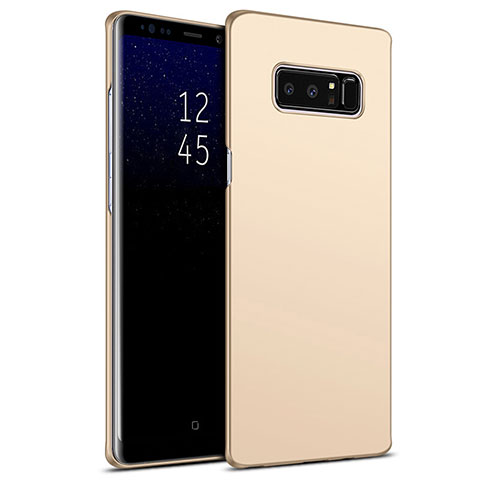 Funda Dura Plastico Rigida Mate M09 para Samsung Galaxy Note 8 Oro