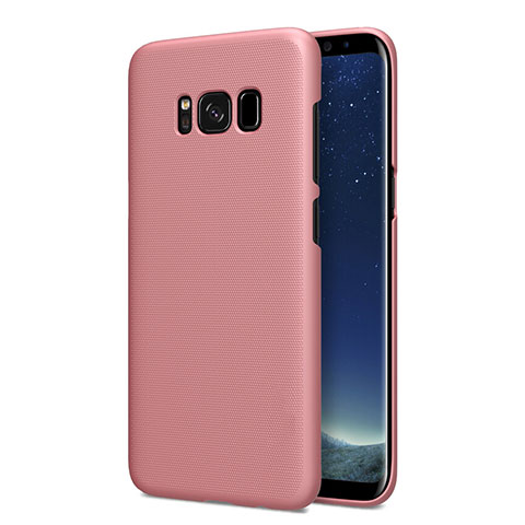 Funda Dura Plastico Rigida Mate P01 para Samsung Galaxy S8 Oro Rosa