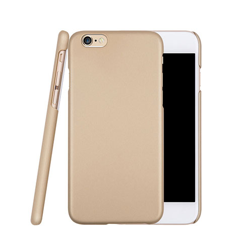 Funda Dura Plastico Rigida Mate para Apple iPhone 6S Oro