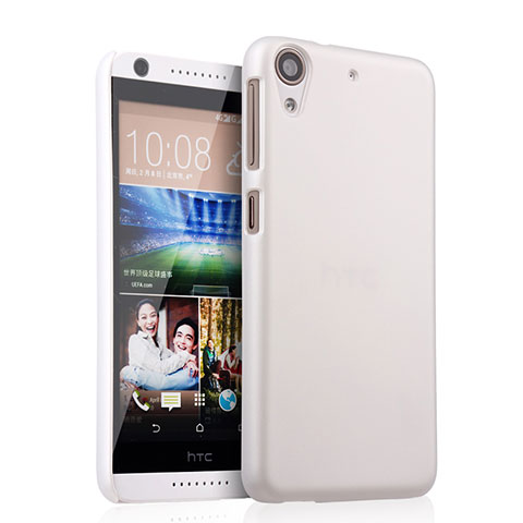 Funda Dura Plastico Rigida Mate para HTC Desire 626 Blanco