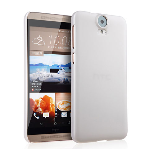 Funda Dura Plastico Rigida Mate para HTC One E9 Plus Blanco