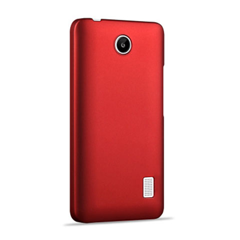 Funda Dura Plastico Rigida Mate para Huawei Ascend Y635 Dual SIM Rojo