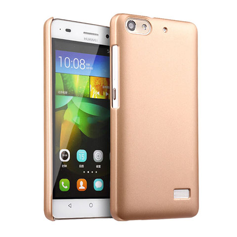 Funda Dura Plastico Rigida Mate para Huawei G Play Mini Oro