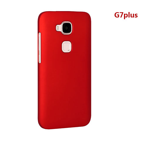 Funda Dura Plastico Rigida Mate para Huawei G8 Rojo