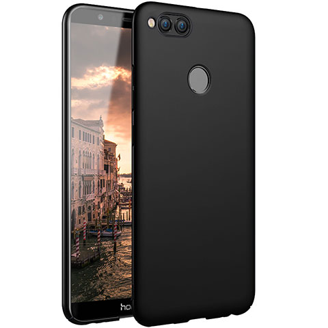 Funda Dura Plastico Rigida Mate para Huawei Honor 7X Negro