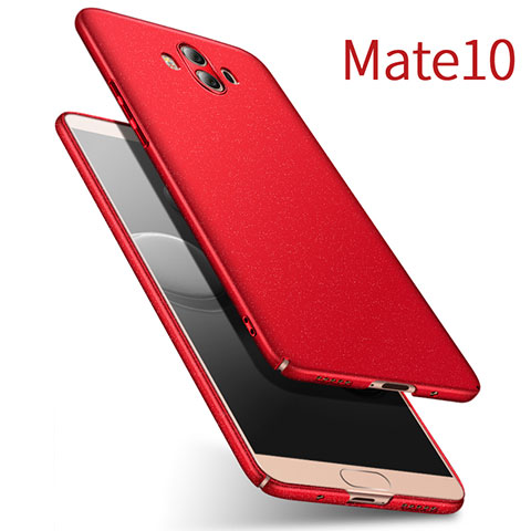 Funda Dura Plastico Rigida Mate para Huawei Mate 10 Rojo