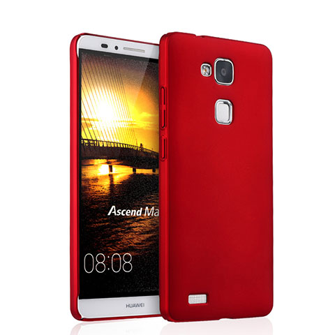 Funda Dura Plastico Rigida Mate para Huawei Mate 7 Rojo