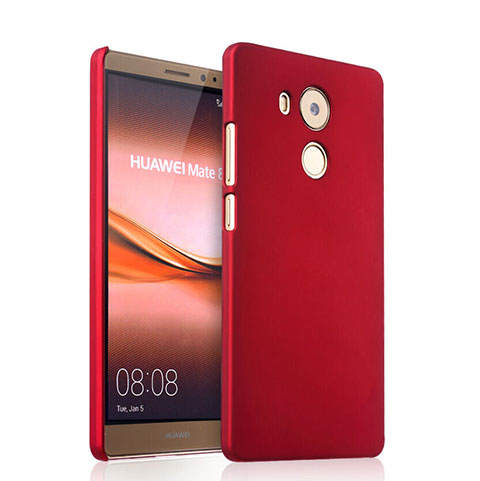 Funda Dura Plastico Rigida Mate para Huawei Mate 8 Rojo