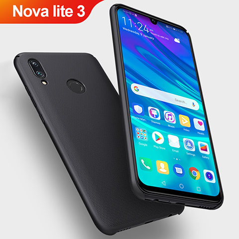 Funda Dura Plastico Rigida Mate para Huawei Nova Lite 3 Negro