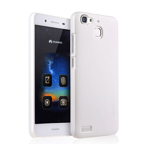 Funda Dura Plastico Rigida Mate para Huawei P8 Lite Smart Blanco