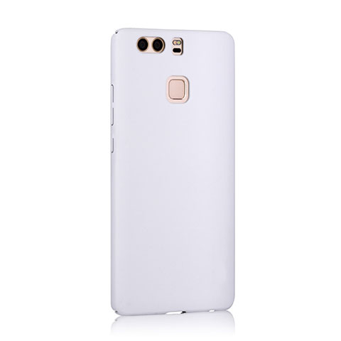 Funda Dura Plastico Rigida Mate para Huawei P9 Blanco