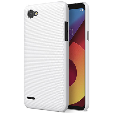 Funda Dura Plastico Rigida Mate para LG Q6 Blanco