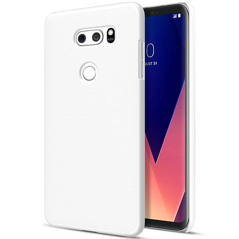 Funda Dura Plastico Rigida Mate para LG V30 Blanco